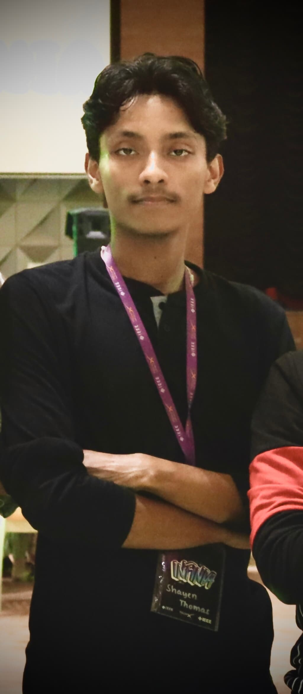Shayen Thomas at the TechXInfinia Hackathon 2024